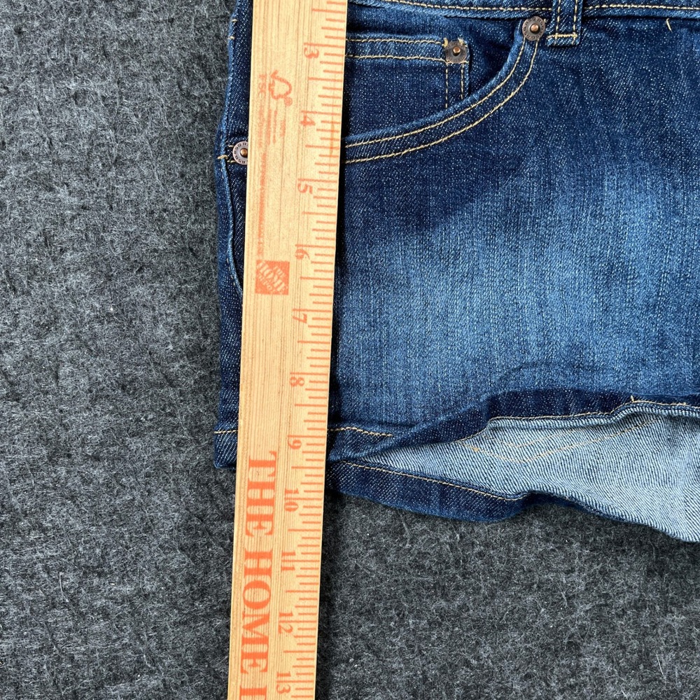 RSQ Shorts Womens 29 Blue Denim Cotton Stretch Low Rise 5-Pockets Summer Wear - Picture 2 of 7